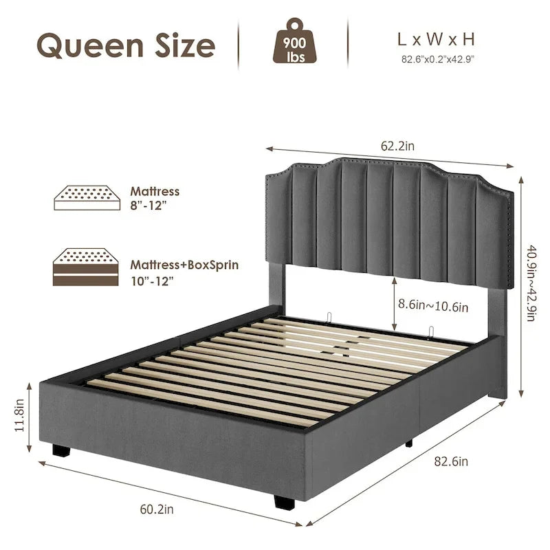Lift Up Queen Size Bed