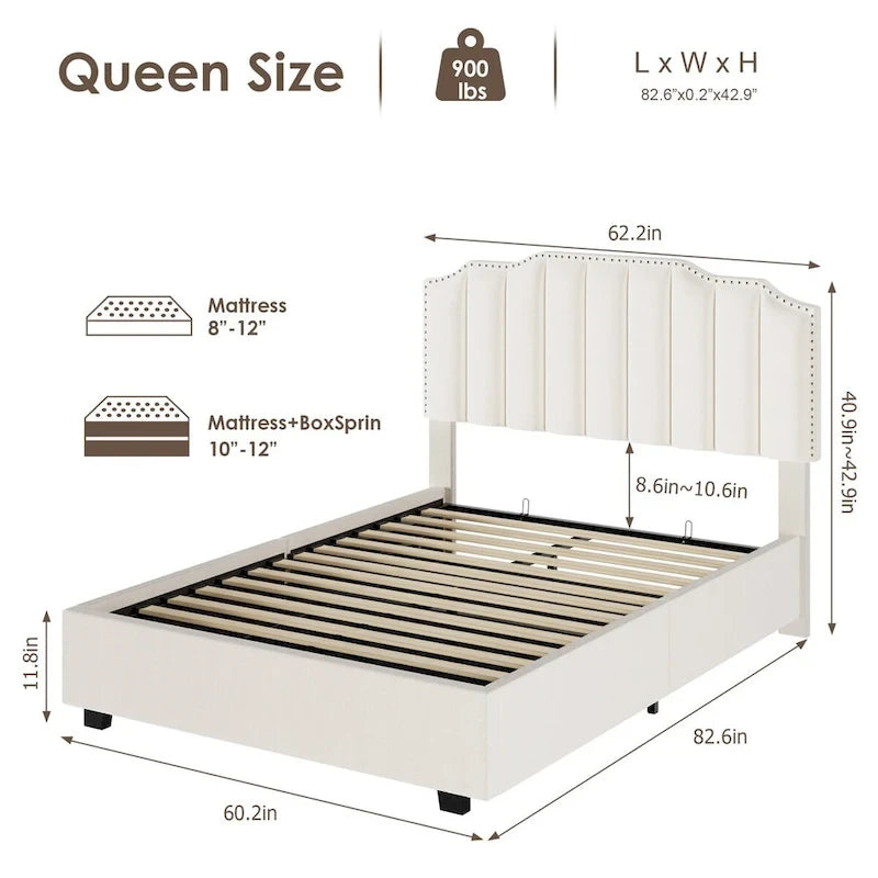 Lift Up Queen Size Bed