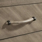 Roundhill Furniture Arena 3-Piece Contemporary Wood Bedroom Set: Panel Bed and 2 Nightstands in Antique Gray