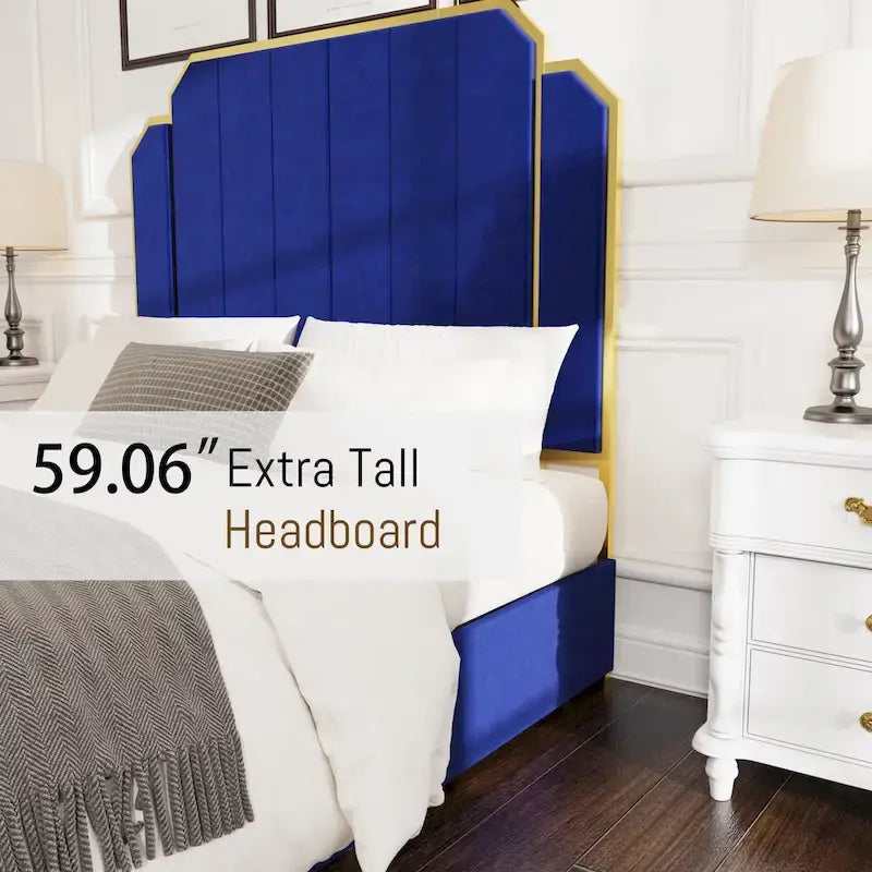 Queen Size Bed Frame and 59.06 Headboard