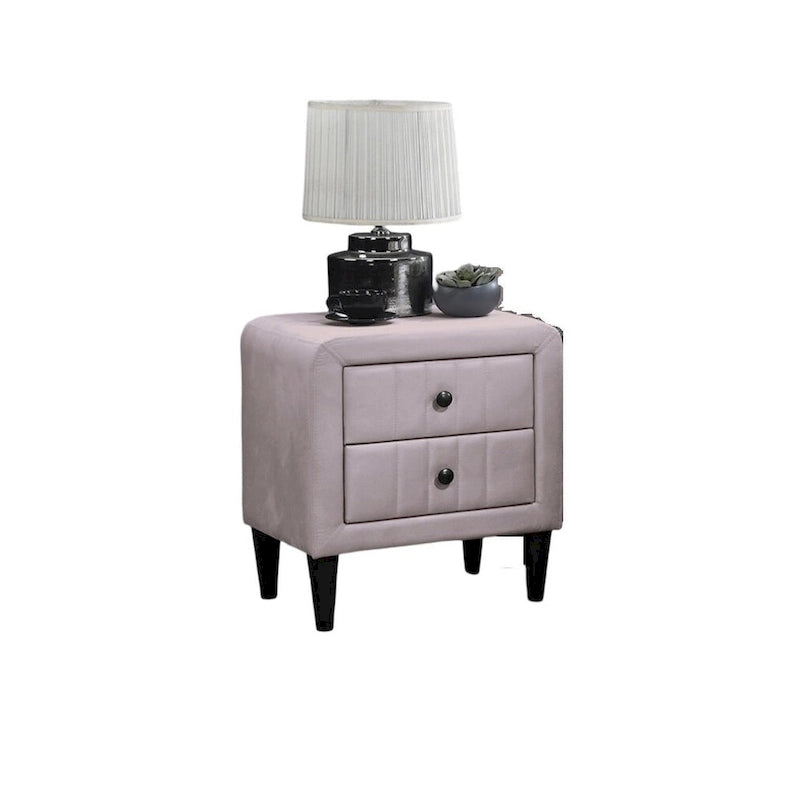Velvet Gorgeous 1pc Nightstand for Bedroom Furniture