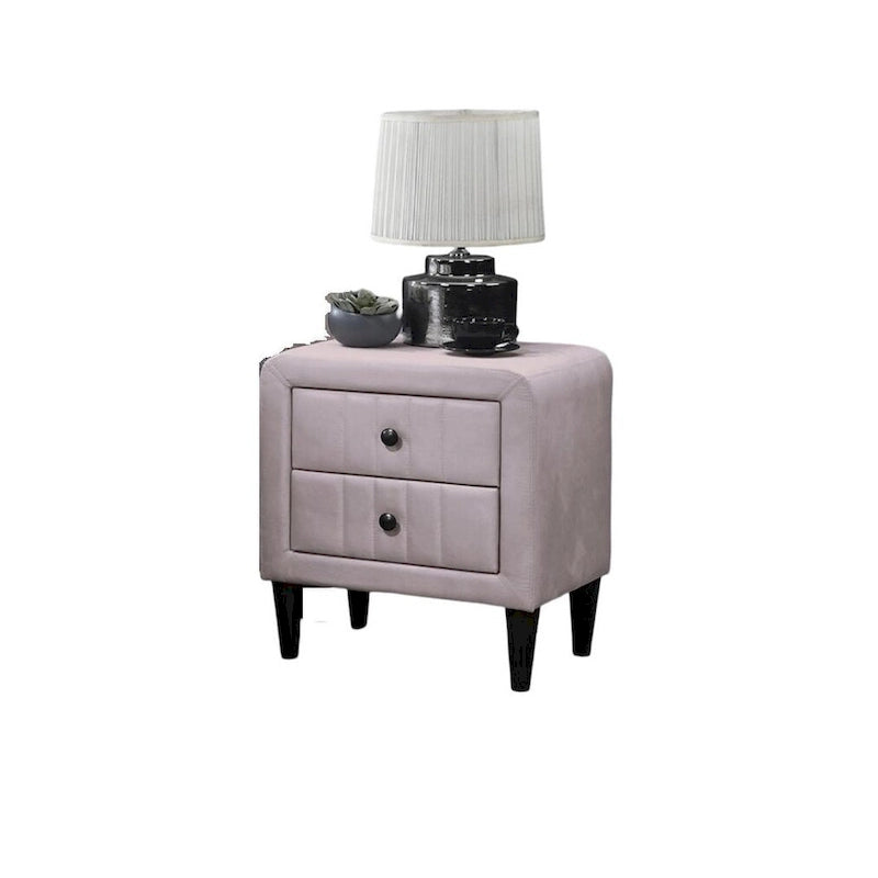 Velvet Gorgeous 1pc Nightstand for Bedroom Furniture
