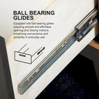 Furniture of America Beau Midcentury 6-Piece Boucle Wingback Queen Low Profile Bedroom Set