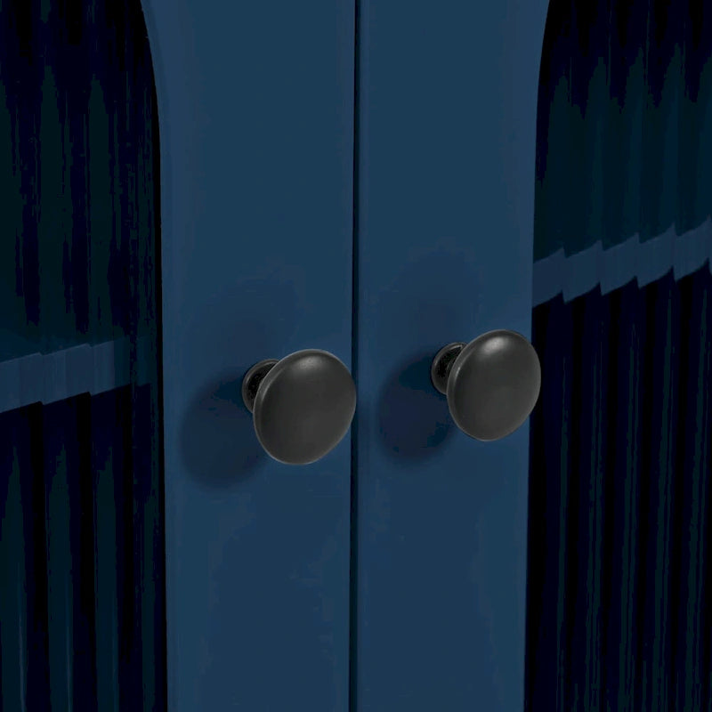 Kitchen Island With Extended Table and LED Lights