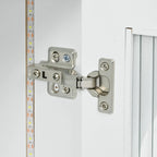 Kitchen Island With Extended Table and LED Lights