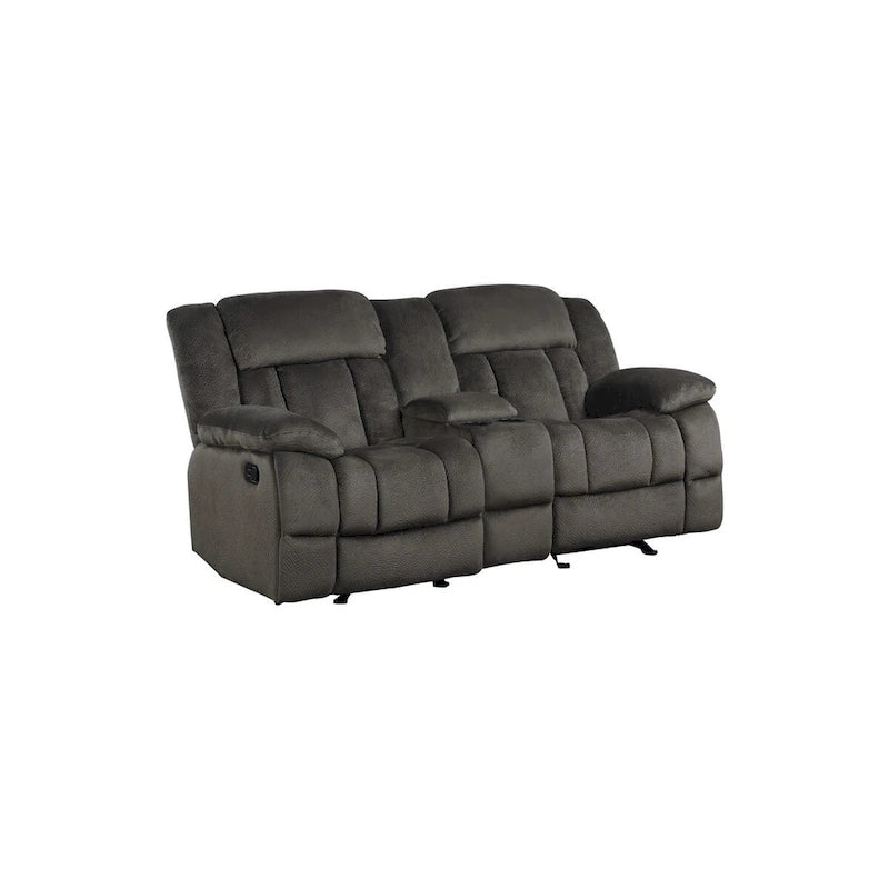 Elena Chocolate Fabric Living Room Set