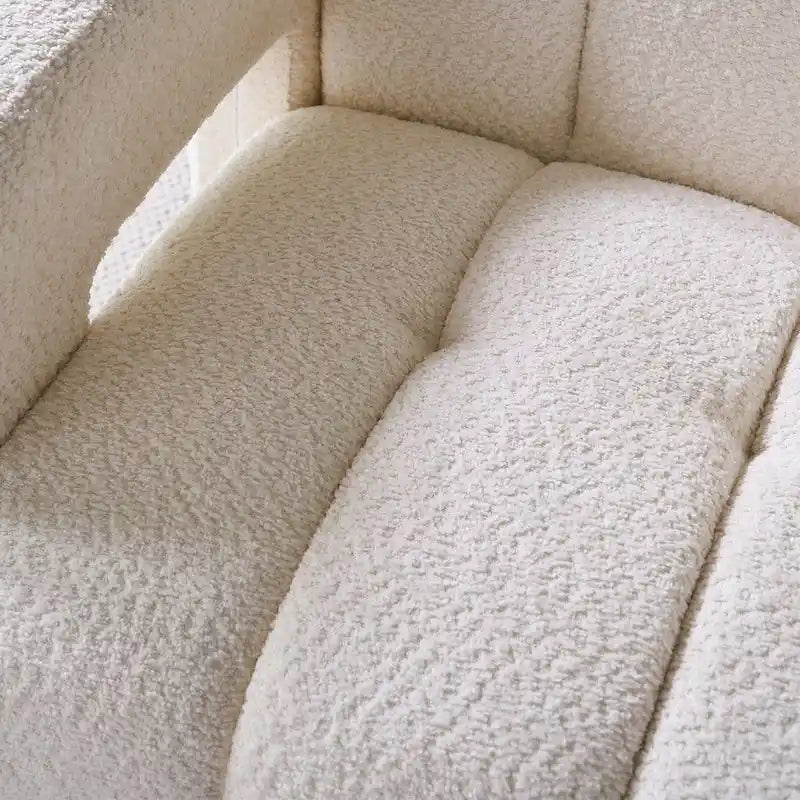 31.10 Wide Boucle Upholstered Accent Chair
