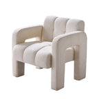 31.10 Wide Boucle Upholstered Accent Chair