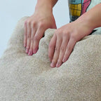 Large U-Shape Linen Reversible Modular Seating Component Sectional with 2 Ottoman