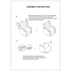 Contemporary Polyfiber Swivel Recliner Chair 1pc Manual Motion Wing Back Tufted Cushion Living Room Furniture Glider Chair