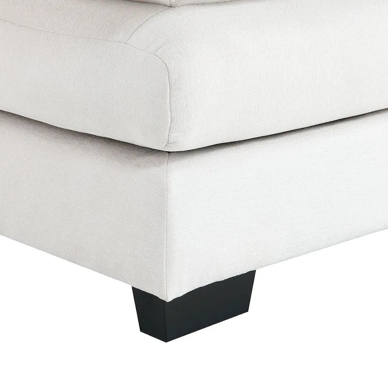 6-seat U-shaped Sectional Sofa, Sleeper Sectional with Waist Pillows for Living Room, Apartment