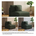 Modern Modular Sectional Sofa Corduroy Chaise Lounges