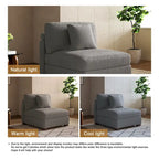 Modern Modular Sectional Sofa Corduroy Chaise Lounges