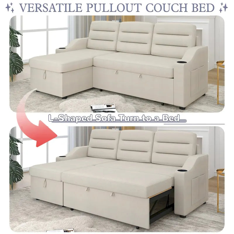 Convertible Sleeper Combo Sofa