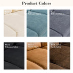 OVIOS Fluffy Cushion Wood Leg Indoor Sofa