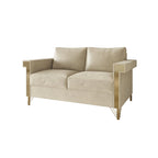 CraftPorch Glam Velvet Upholstered 2-Piece Living Room Set