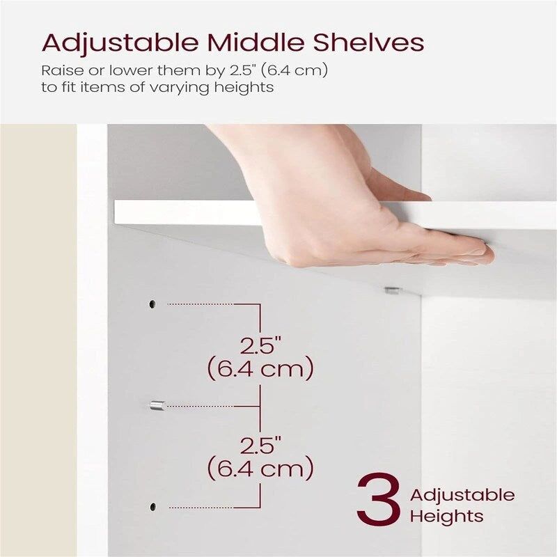 Shoe Storage Organizer - 11.8D x 34.2W x 18.9H