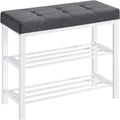 3-Tier Shoe Rack for Entryway - 12.2D x 31.9W x 19.3H