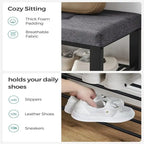 3-Tier Shoe Rack for Entryway - 12.2D x 31.9W x 19.3H