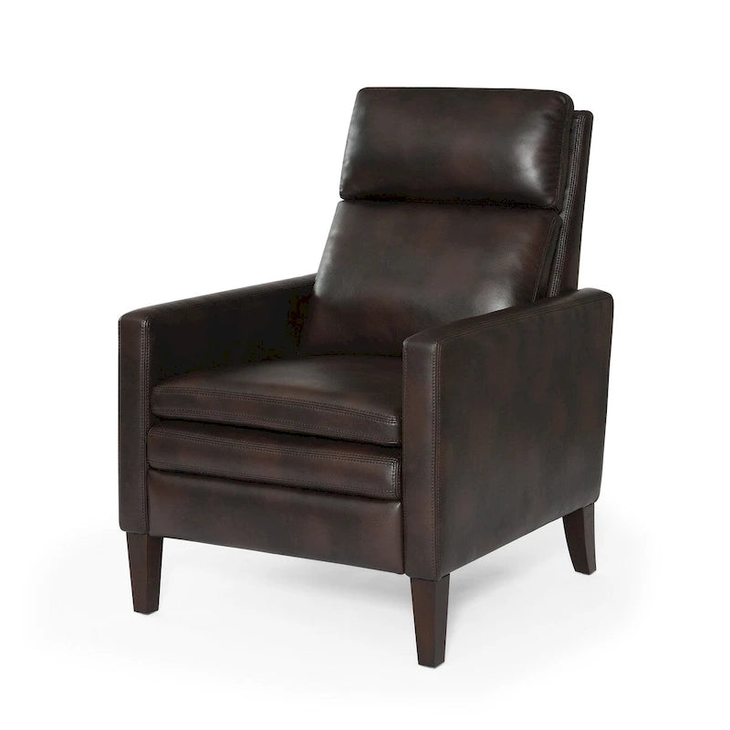 Vesper Faux Leather Push Back Recliner by Greyson Living