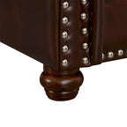 Living Room Sofa Single Seat Chair with Wood Leg Faux Leather