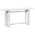 Console Table with Industrial-inspired Concrete Wood Top, Extra Long Entryway Table for Entryway, Hallway, Living Room
