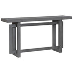 Console Table with Industrial-inspired Concrete Wood Top, Extra Long Entryway Table for Entryway, Hallway, Living Room