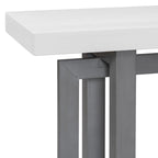 Console Table with Industrial-inspired Concrete Wood Top, Extra Long Entryway Table for Entryway, Hallway, Living Room