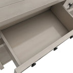 Rustic Entryway Console Table with Storage