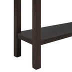 Rustic Entryway Console Table with Storage