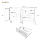 MDF Sideboard Buffet Cabinet