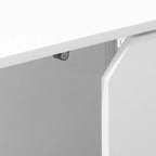 Pellebant TV Stand TV Console Entertainment Center with Storage Cabinet - 55.1 in W * 15.7 in D * 24 in H