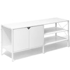 Pellebant TV Stand TV Console Entertainment Center with Storage Cabinet - 55.1 in W * 15.7 in D * 24 in H