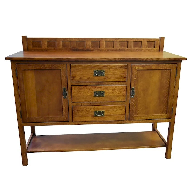 Mission Turner Sideboard With 3 Drawers And 2 Doors - 58
