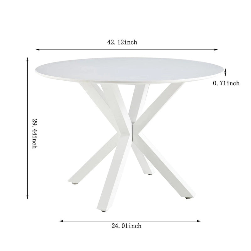 Mid-century 5pieces Kitchen dining table set for 4-6 people