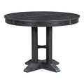 Nestfair Retro Style Dining Table with Extendable Tabletop - N/A