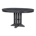 Nestfair Retro Style Dining Table with Extendable Tabletop - N/A