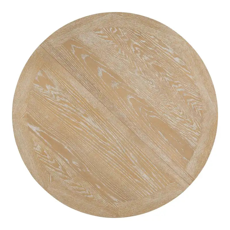 Nestfair Retro Style Dining Table with Extendable Tabletop - N/A