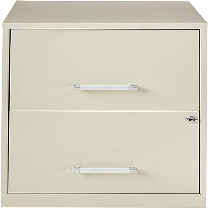 8 Deep 2-Drawer File Cabinet - 14.5D x 18W x 25H