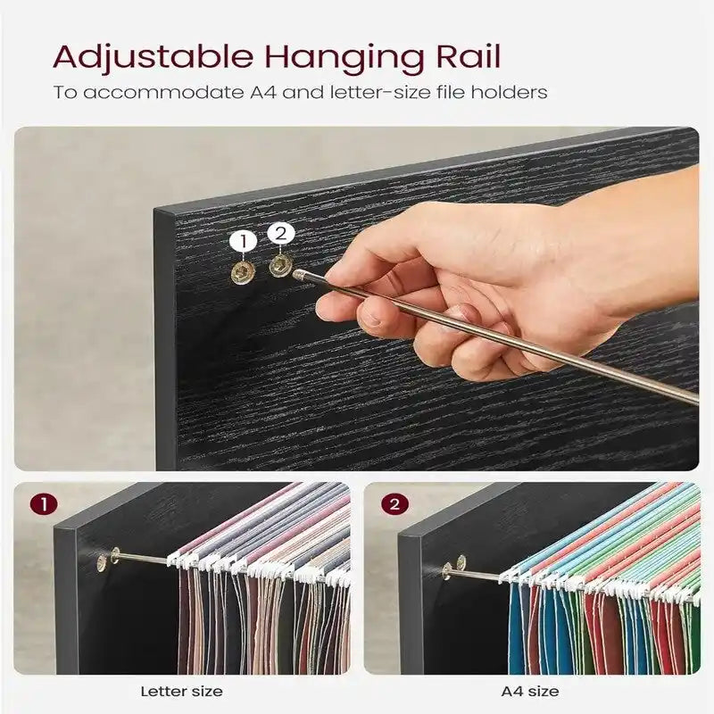 3 Drawers and Open Storage Shelves - 15.7D x 31.5W x 26H