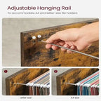 3 Drawers and Open Storage Shelves - 15.7D x 31.5W x 26H