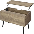 A coffee table with drawers