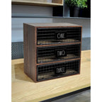 Rae Dunn Desktop Organizer - ONE TWO THREE