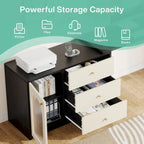 47 Inches Reversible L Shaped Computer Desk for Home Office