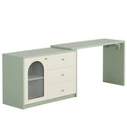 47 Inches Reversible L Shaped Computer Desk for Home Office