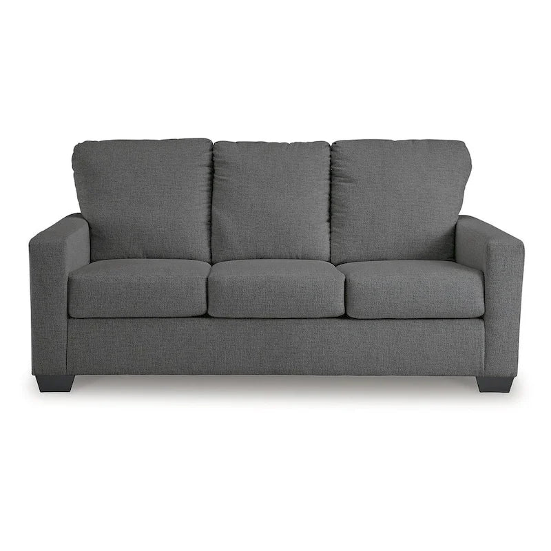 Signature Design by Ashley Rannis Pewter Full Sofa Sleeper - 76W x 40D x 39H