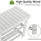 hoe Rack Bench for Entryway - 33.5D x 11.02W x 17.7H