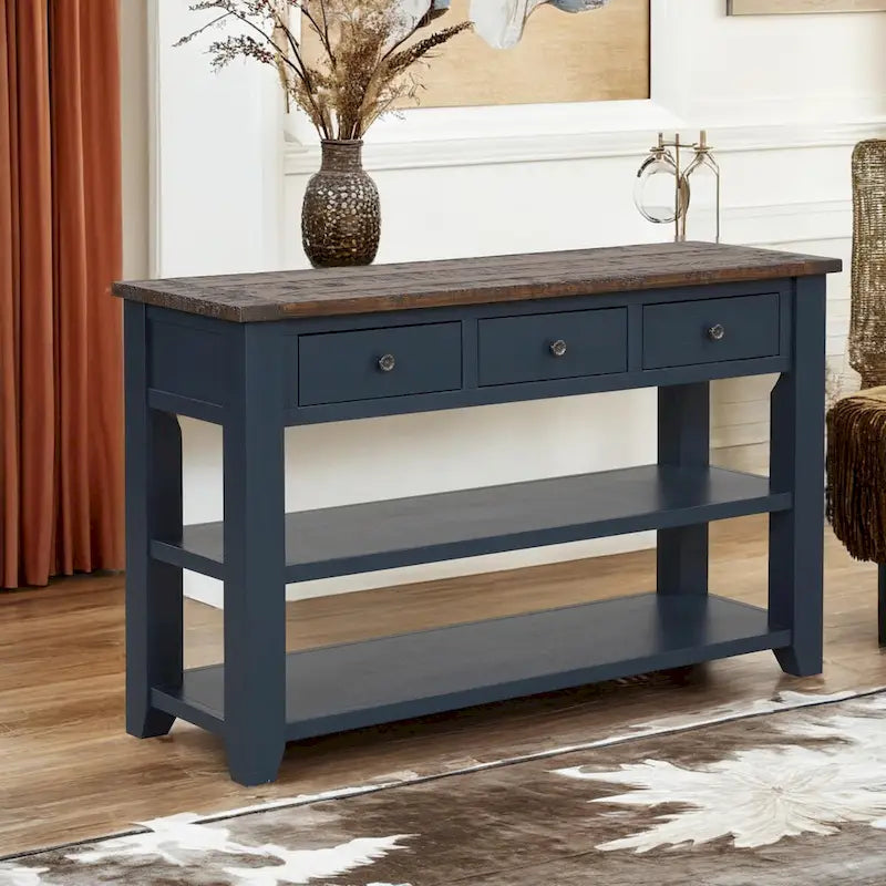 Modern Solid Wood Sofa Table