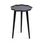 Kate and Laurel Alezar Scallop Wood Side Table