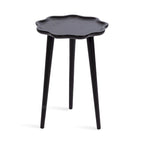 Kate and Laurel Alezar Scallop Wood Side Table